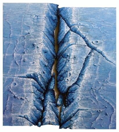 Gran Grieta (hielos) - a Paint Artowrk by A.Pontesta
